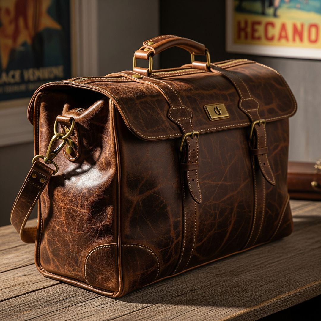Gift guide: leather travel bags for the adventurer who has everything