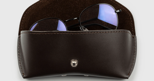 Leather cases for glasses