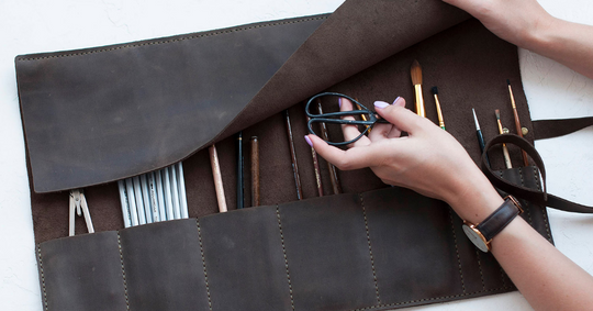 Pen and pencil case for painters
