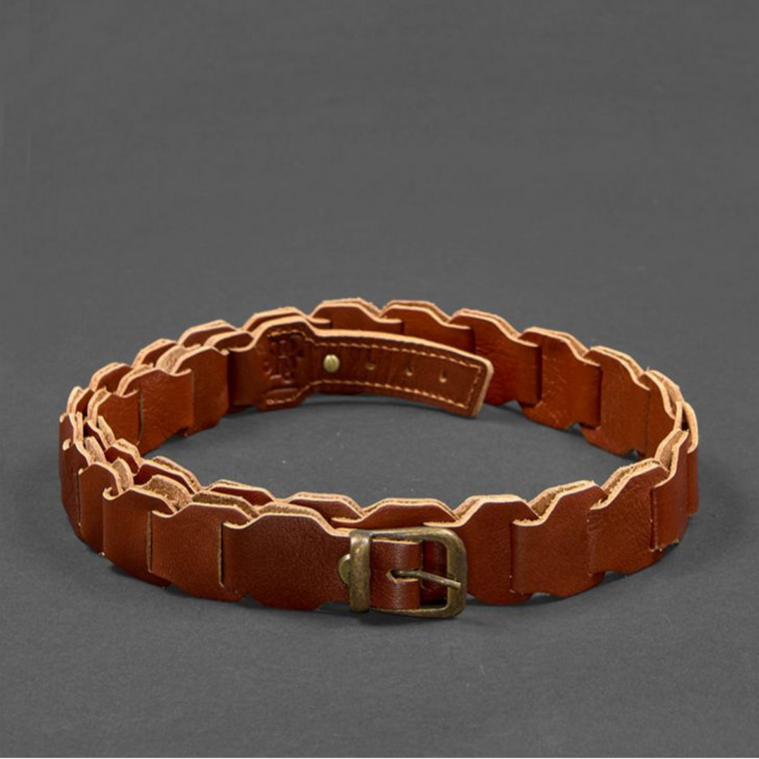 boho leather belt
