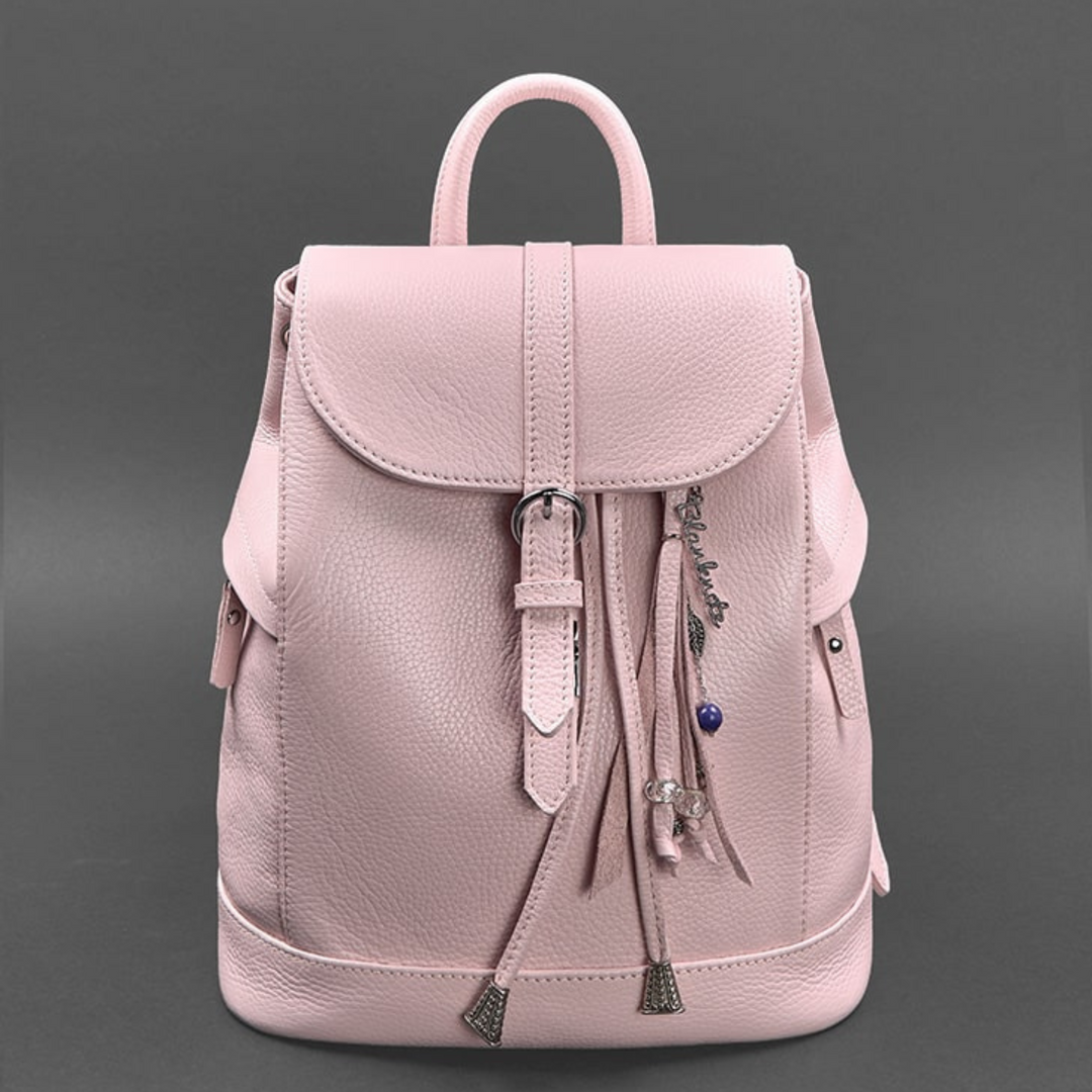 small leather backpack mens