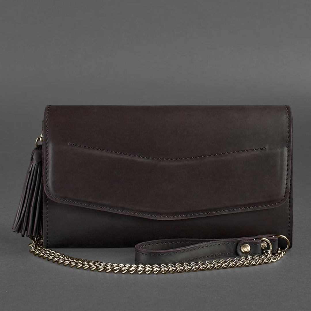 soft leather clutch bag