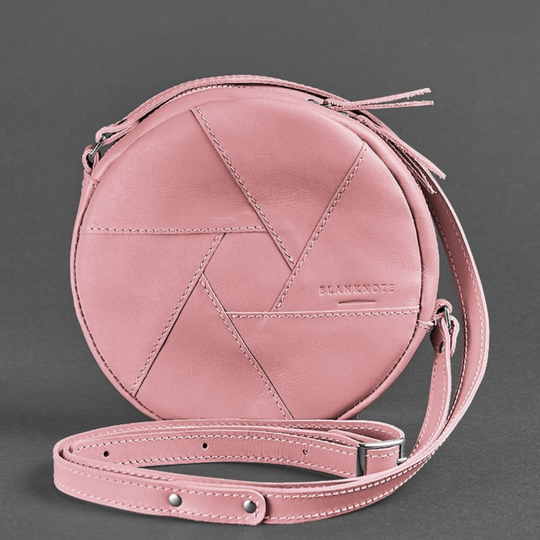 round bag leather