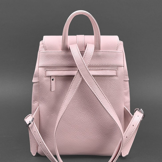 small leather backpack purse