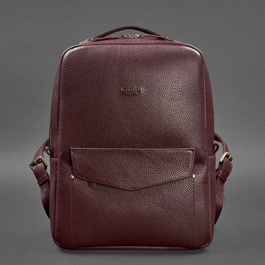womens leather backpack laptop