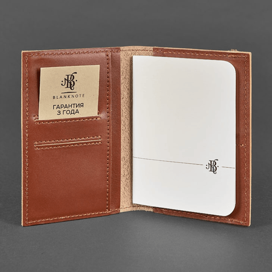Leather Passport Holder with RFID Blocking