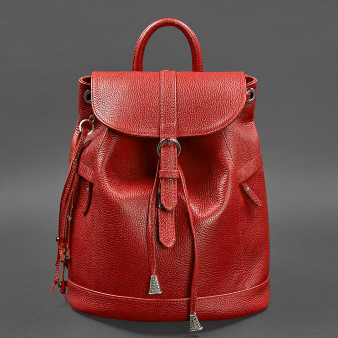 small soft leather backpack