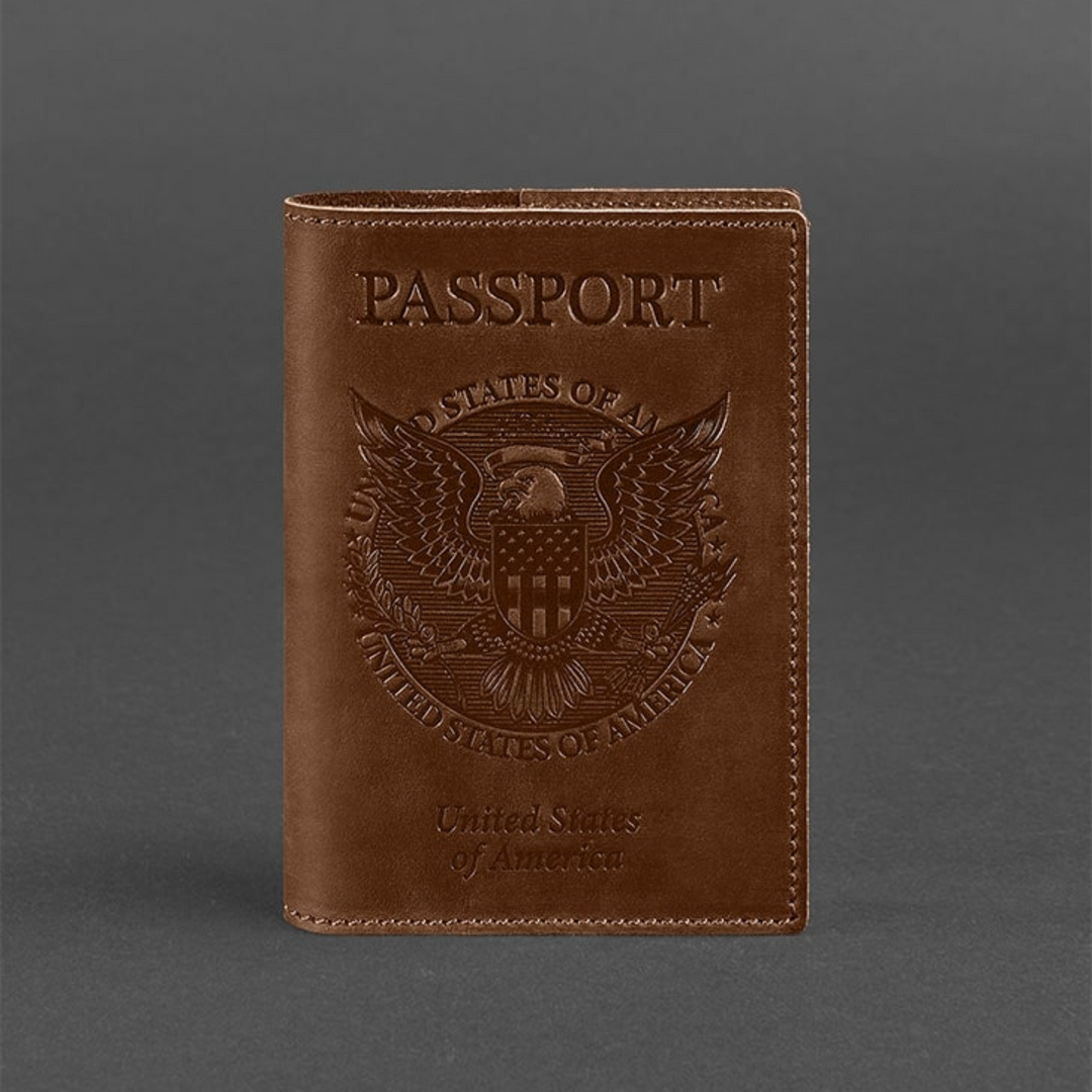 united states leather passport cover leather