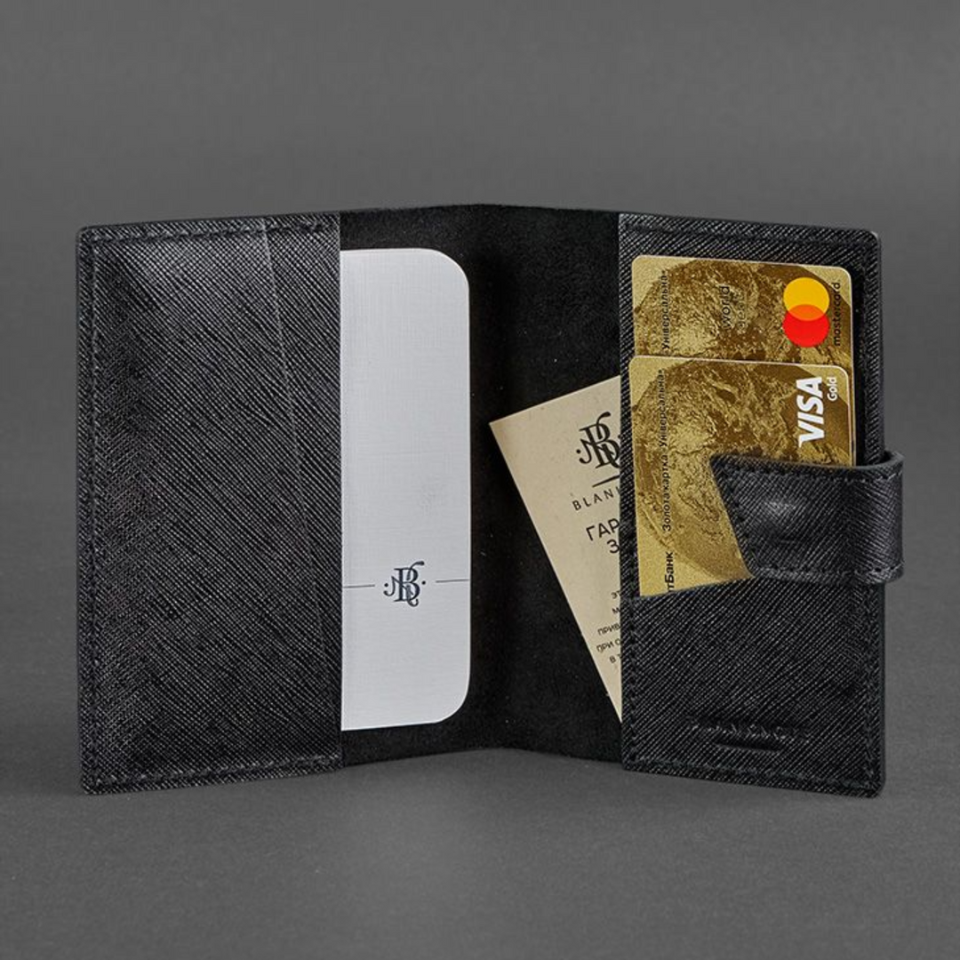 Leather passport cover for men/women