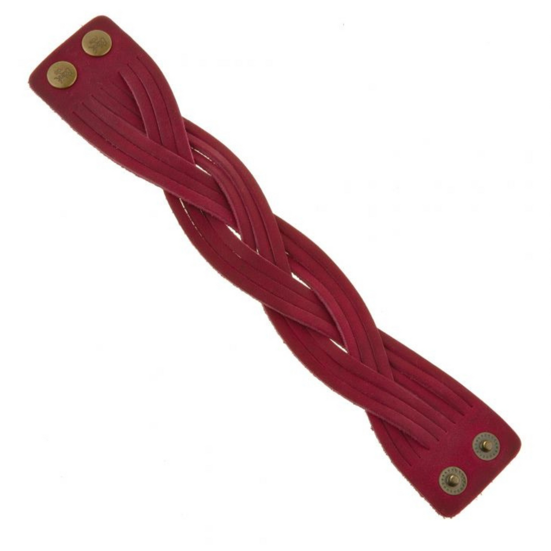 personalised leather bracelet womens