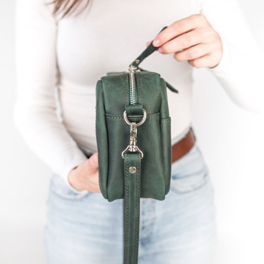 TOASTE BAG - Green - Leather Purse Backpack