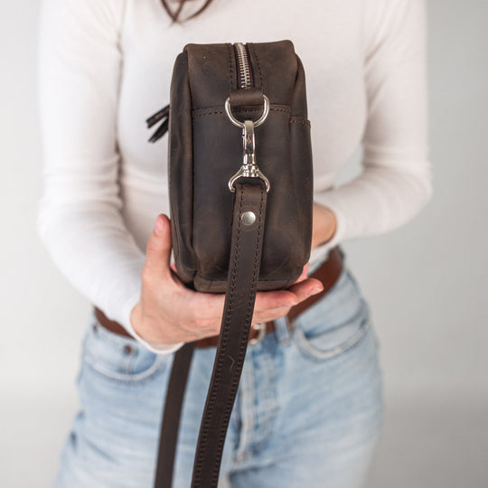 TOASTE BAG - Dark Brown - Leather Purse Backpack