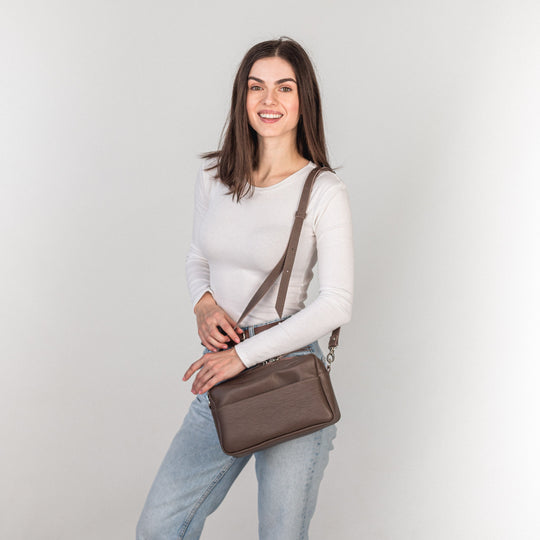 TOASTE BAG - Latte - Leather Purse Backpack