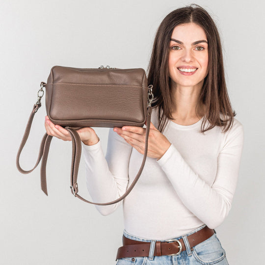 TOASTE BAG - Latte - Leather Purse Backpack