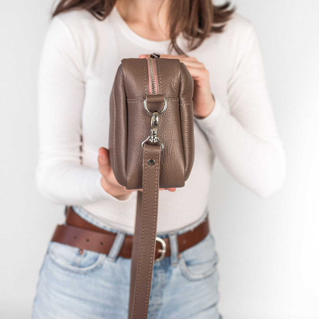TOASTE BAG - Latte - Leather Purse Backpack