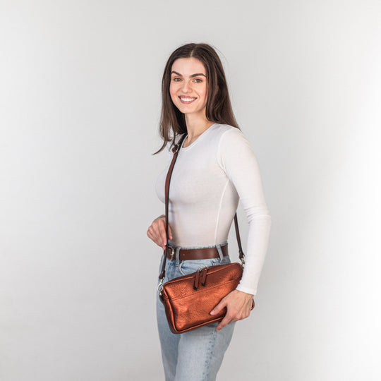 TOASTE BAG - Bronze - Leather Purse Backpack