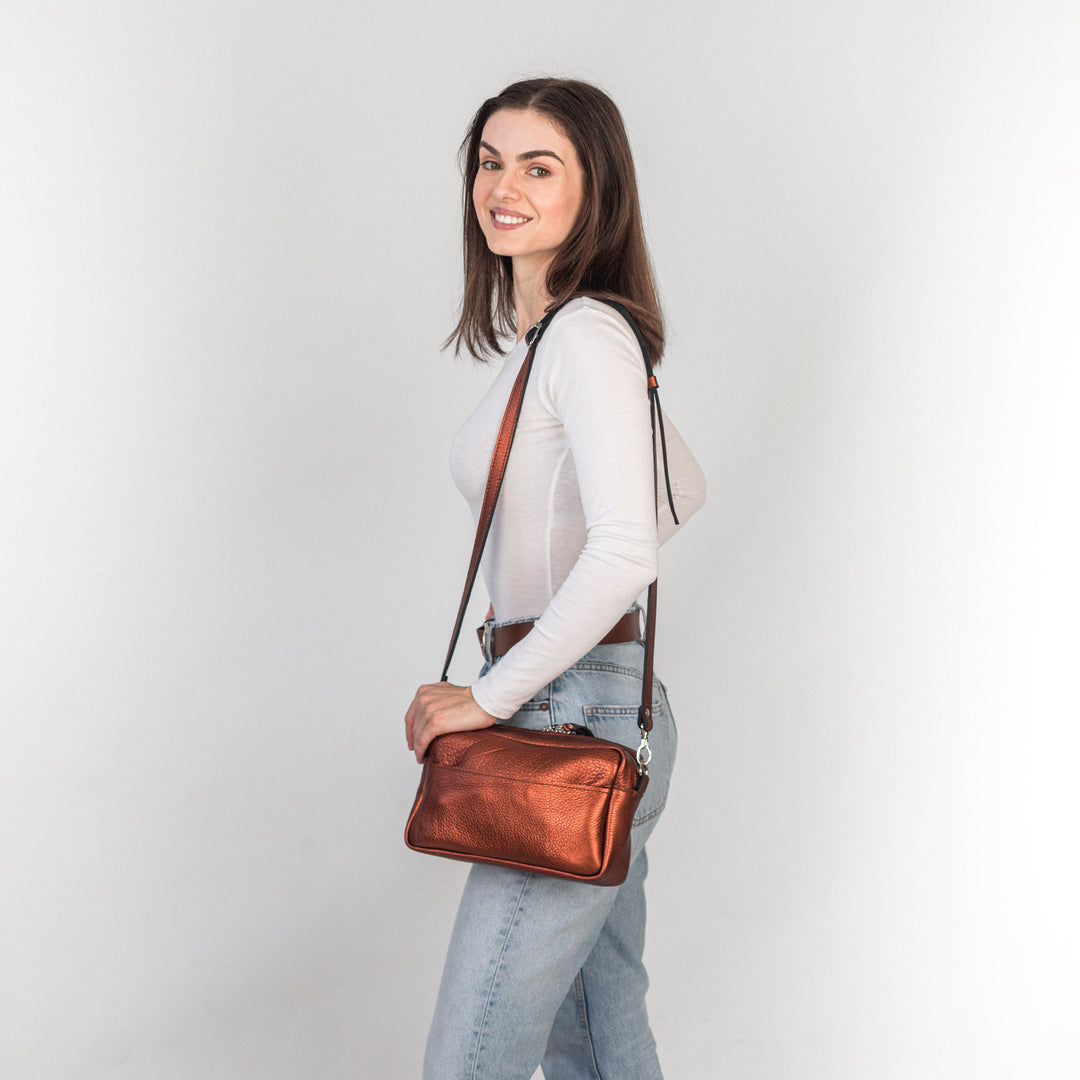 TOASTE BAG - Bronze - Leather Purse Backpack