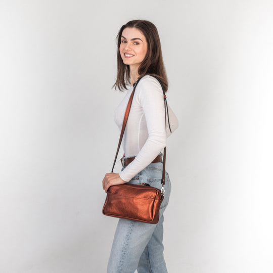 TOASTE BAG - Bronze - Leather Purse Backpack