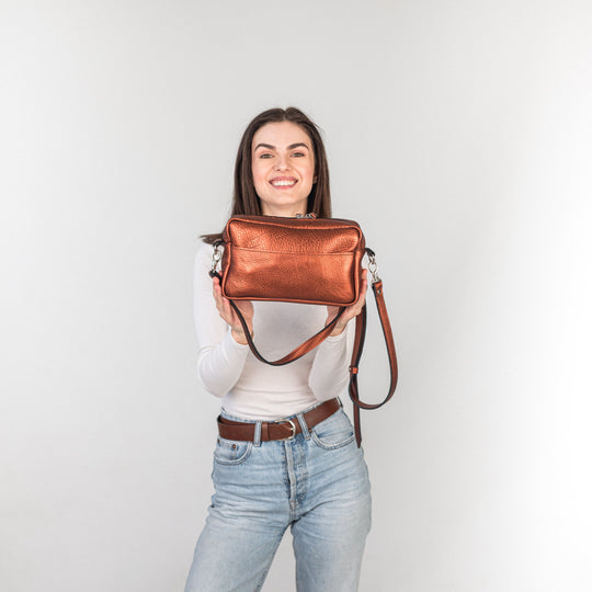 TOASTE BAG - Bronze - Leather Purse Backpack