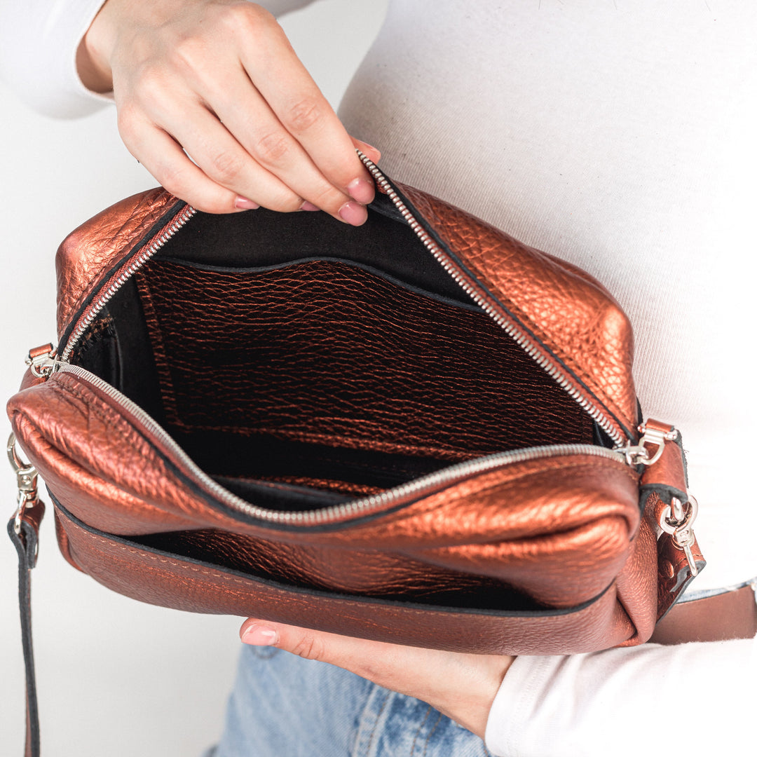 TOASTE BAG - Bronze - Leather Purse Backpack
