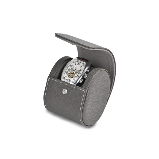 Unique Brown Leather Watch Case - 1 Slot - Leather Purse Backpack