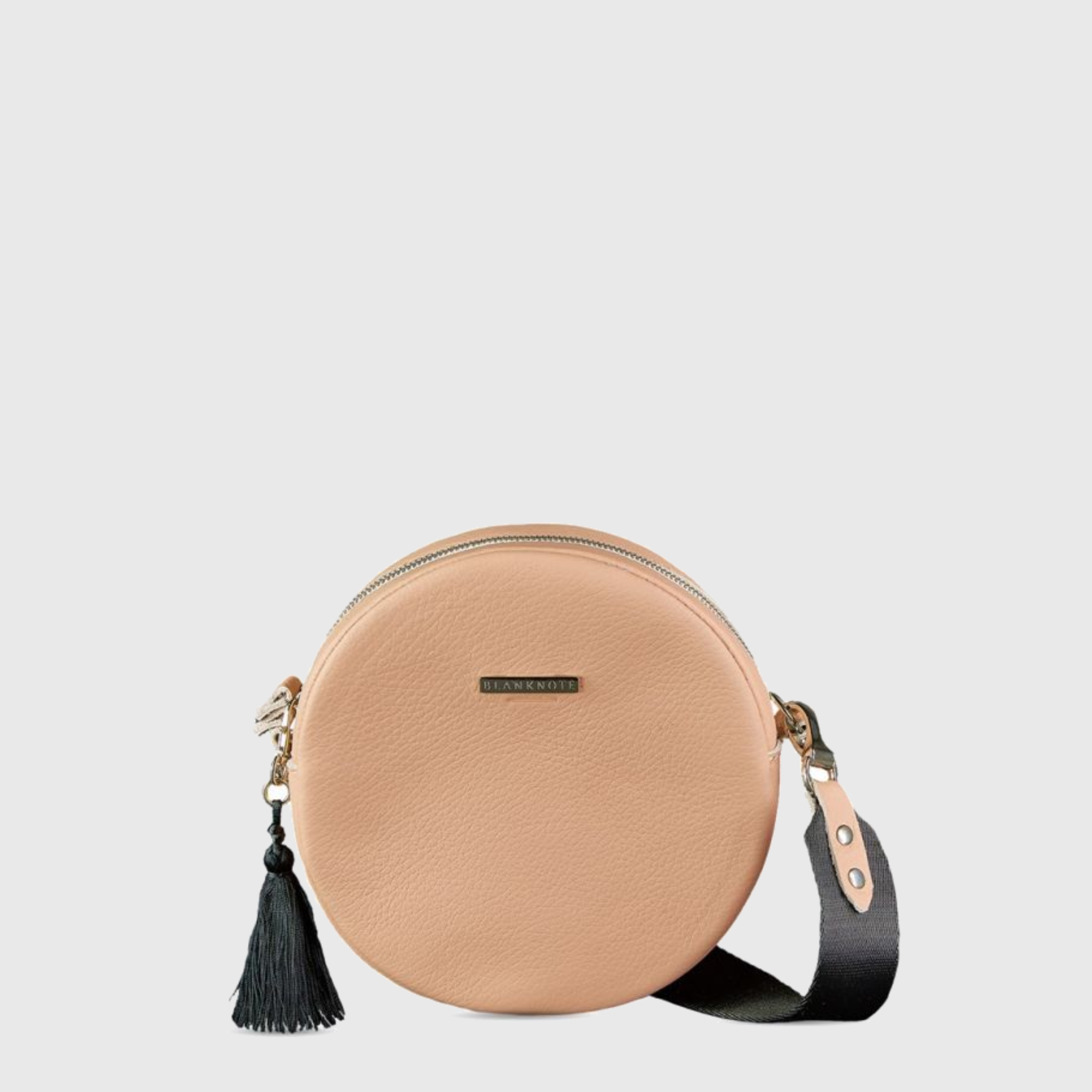 Small Basic Unique Designer Women's Round Leather Handbag - Leather Purse Backpack