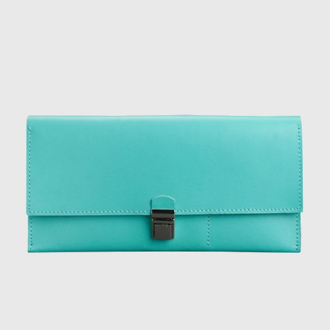 womens leather travel wallet