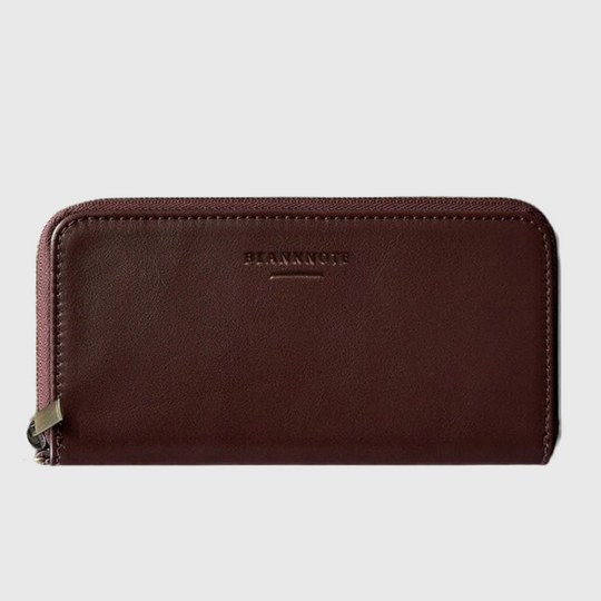 mens leather wallet with zipper