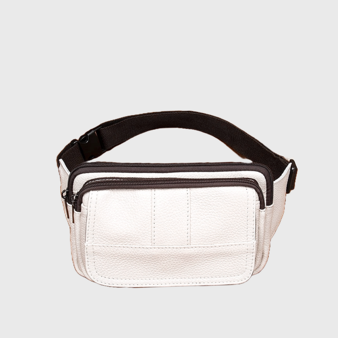 Women's leather fanny pack