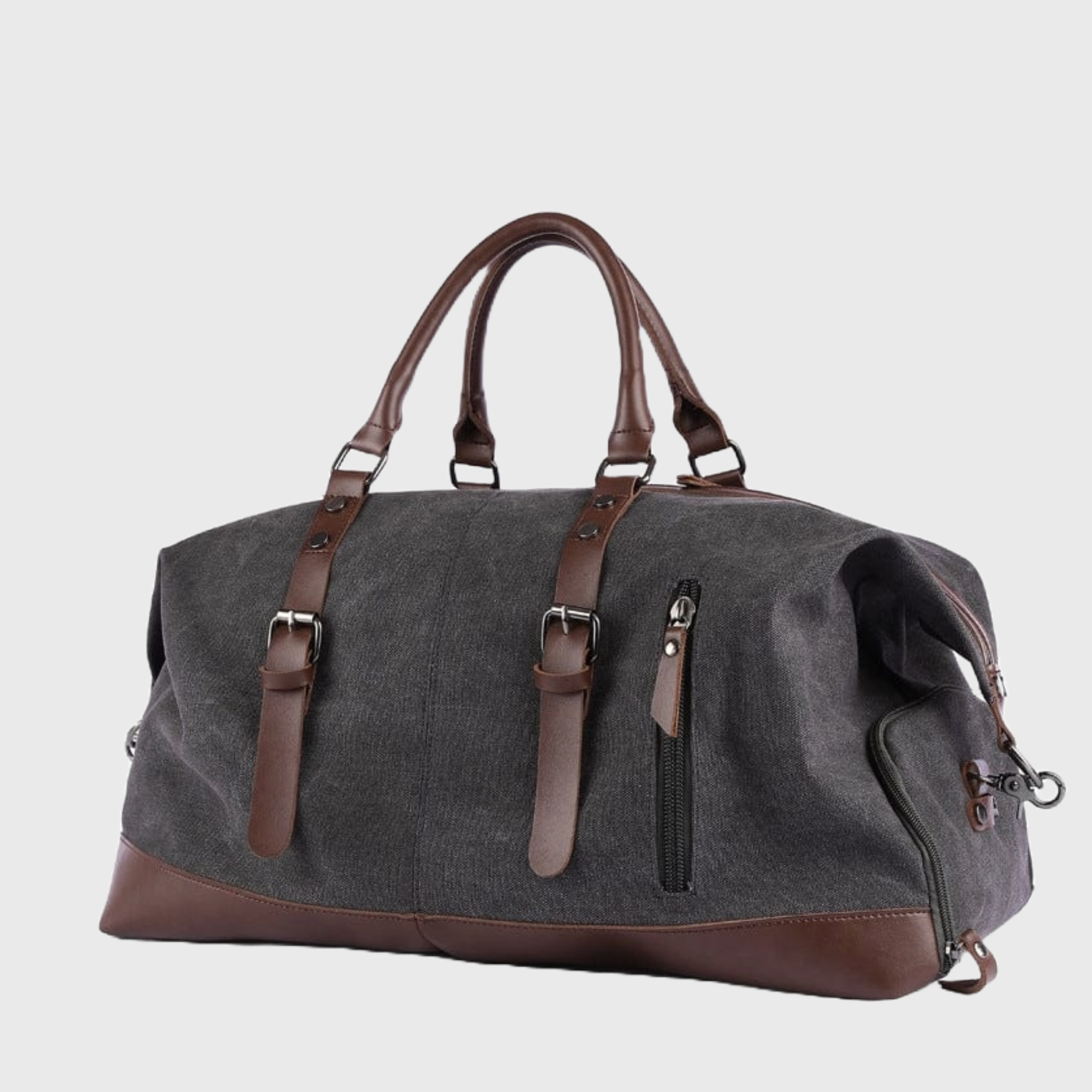 Retro large canvas duffle bag travel