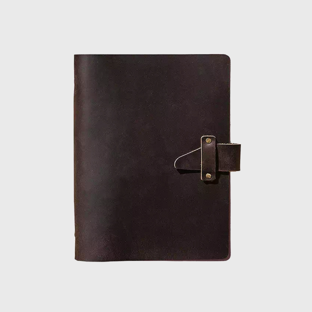 Brown vintage leather journal A5