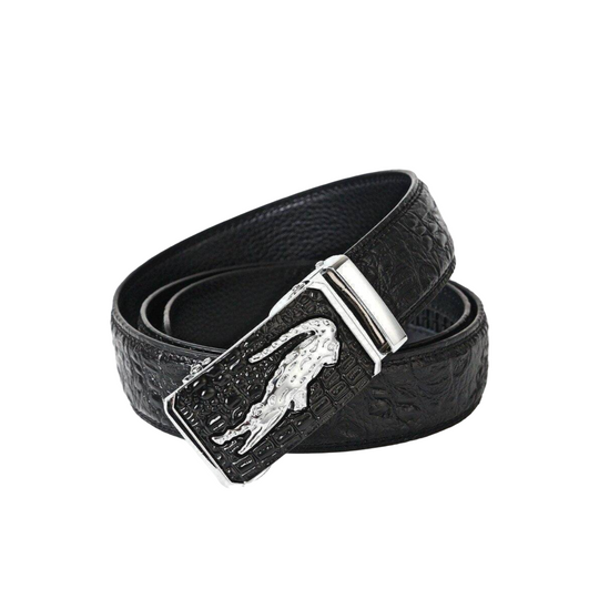 Crocodile Suit Leather  Belt For Men, Giorgi Model - Leather Purse Backpack