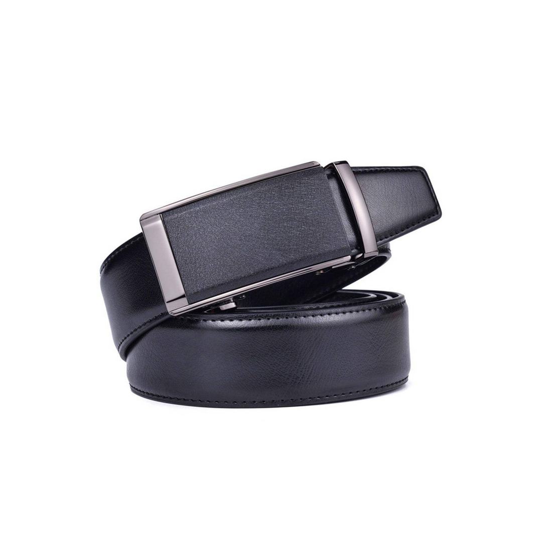Black Suit Leather Belt For Men, Camaro Model - Leather Purse Backpack