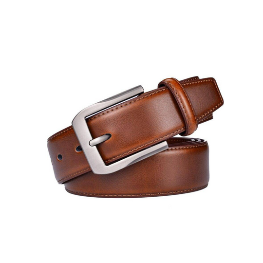 Formal Leather Suit Belt For Men, Fury Model - Leather Purse Backpack