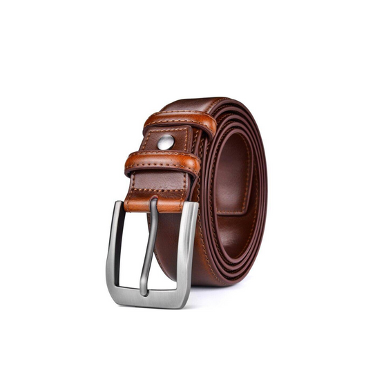 Formal Leather Suit Belt For Men, Fury Model - Leather Purse Backpack