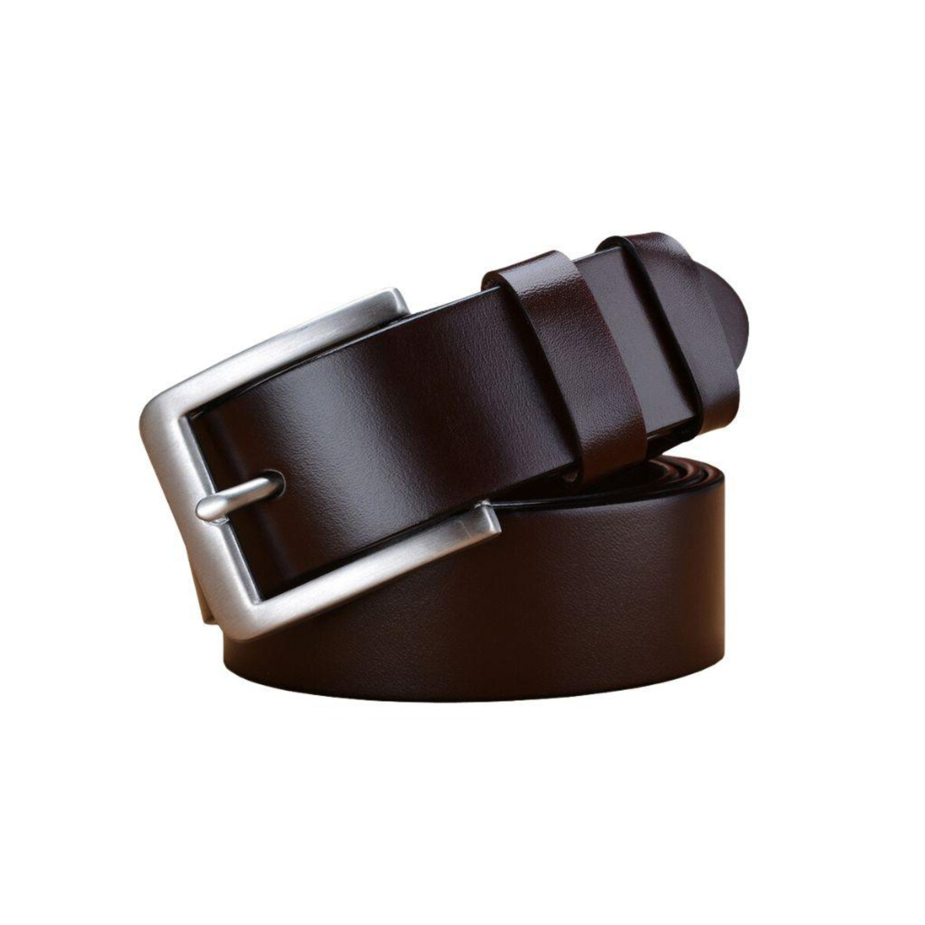Full Grain Leather Belt For Men, Elegant Model - Leather Purse Backpack