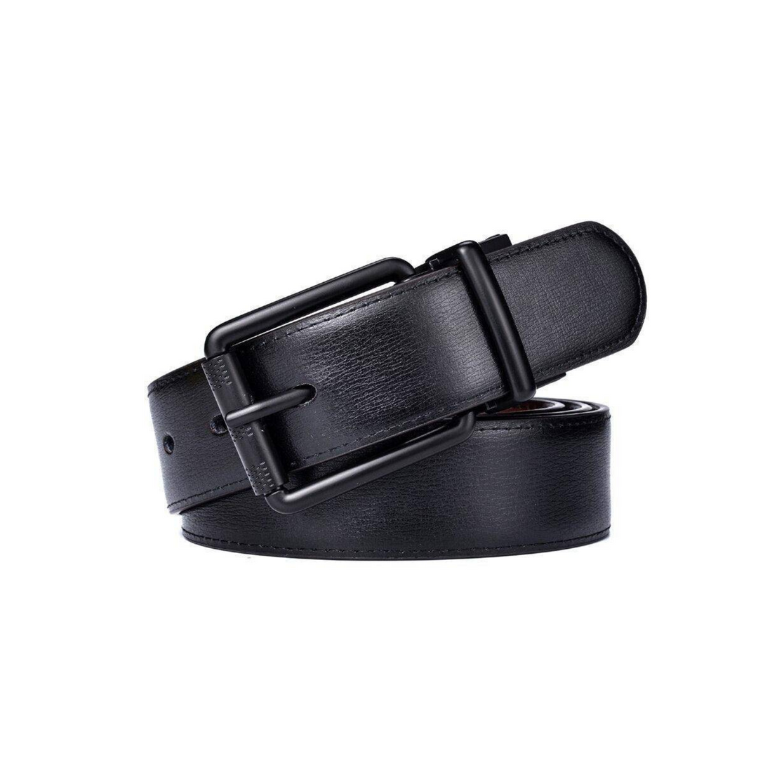 Reversible 2 In 1 Leather Belt For Men, Aaron Model - Leather Purse Backpack