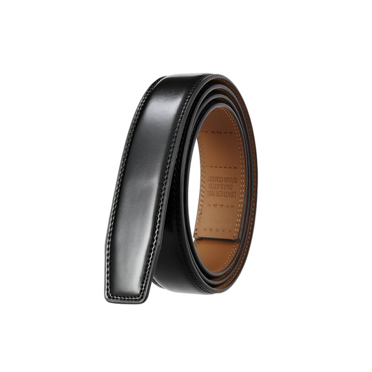 Casual Leather Belt Strap For Men, Alban Model - Leather Purse Backpack