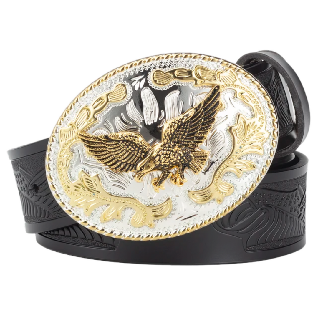 Handmade Western Style Leather Belt For Men - Leather Purse Backpack