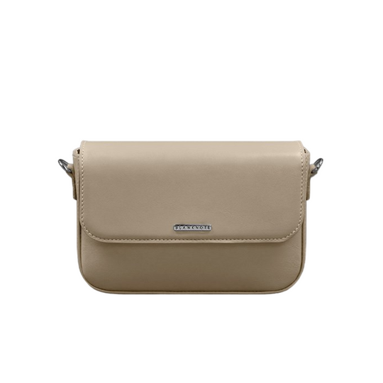 Elegant Compact Leather Crossbody Bag for Ladies - Leather Purse Backpack