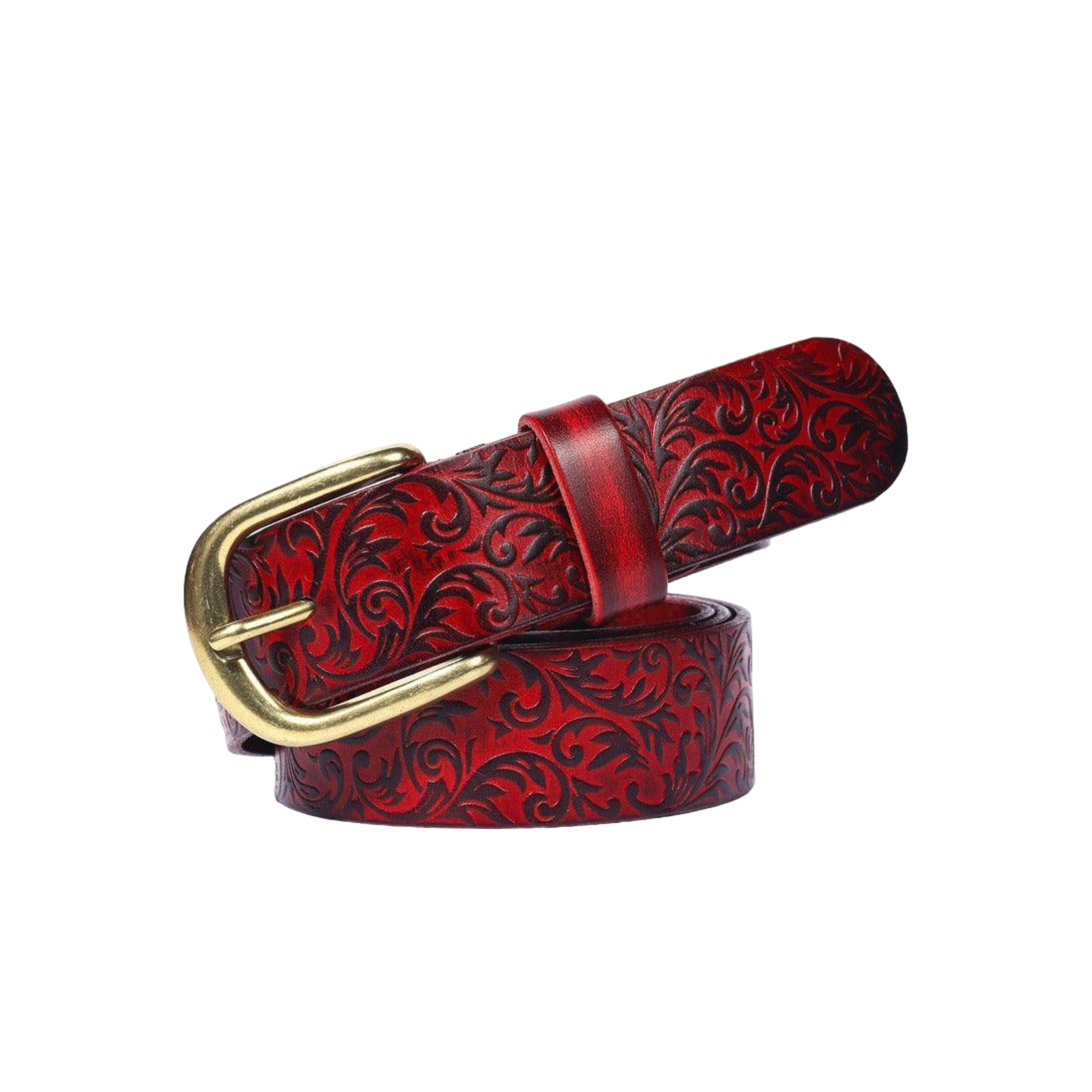Unique Western Leather Belt For Women, Eyota Model - Leather Purse Backpack