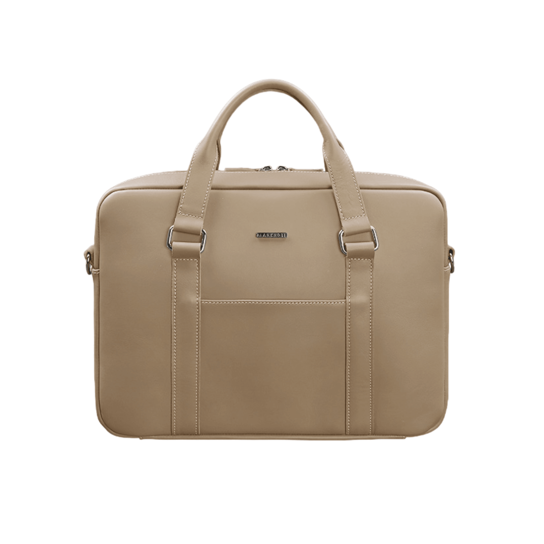 Unique Men's Leather Bag for a  Laptop and  Documents - Leather Purse Backpack