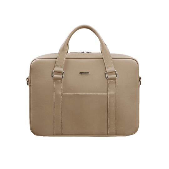 Unique Men's Leather Bag for a  Laptop and  Documents - Leather Purse Backpack