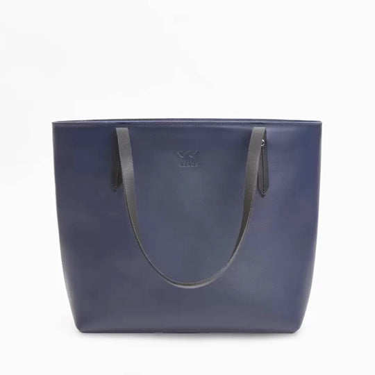 Timeless Design Classic Women's Leather Shopper Bag - Leather Purse Backpack