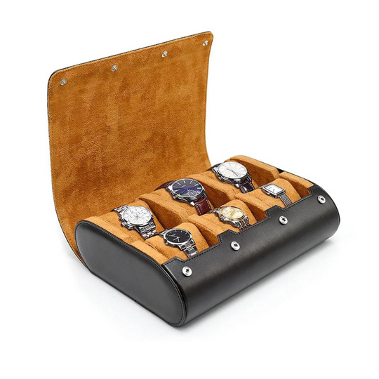 Designer Leather Travel Watch Case - Leather Purse Backpack