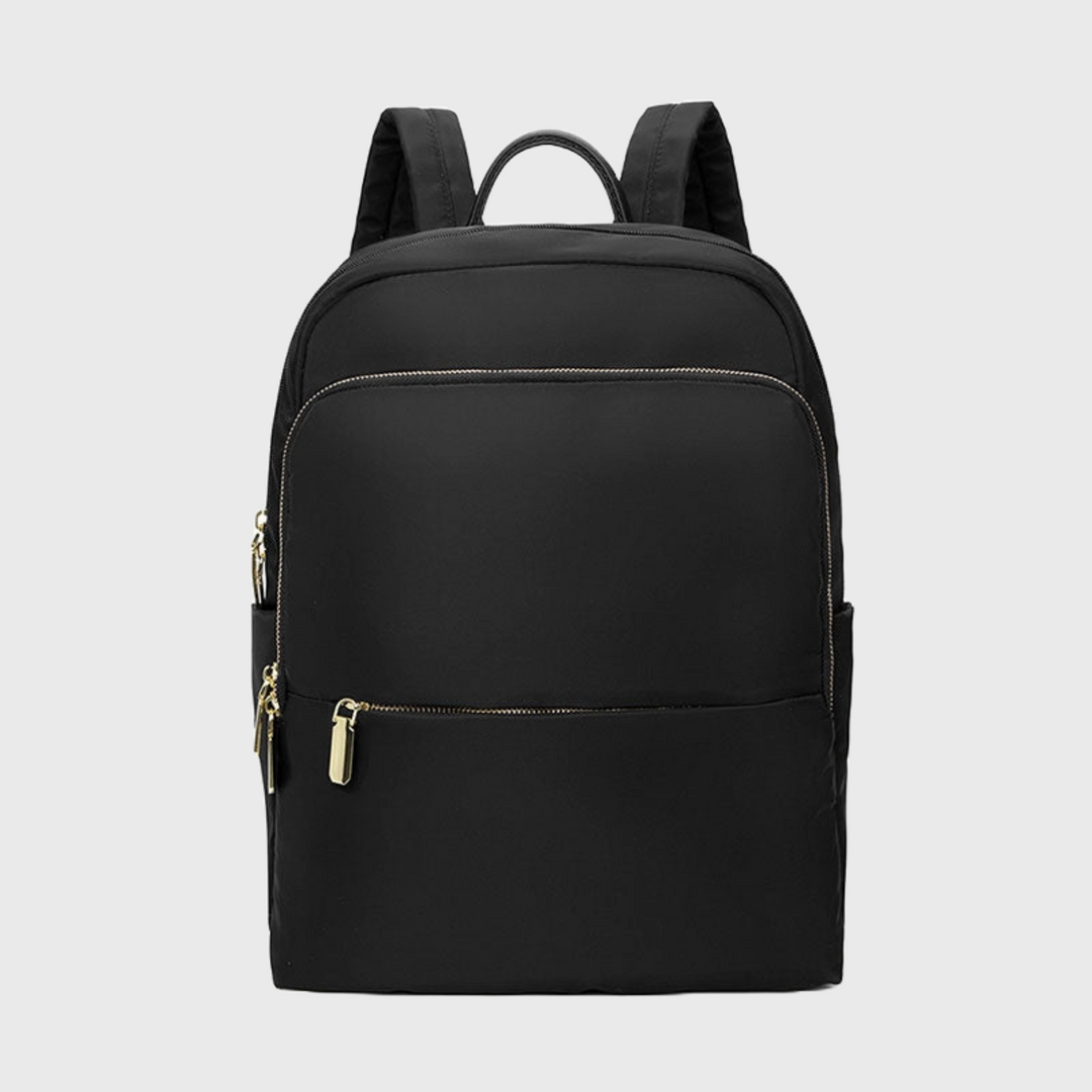 Distinctive women's leather laptop carry solution