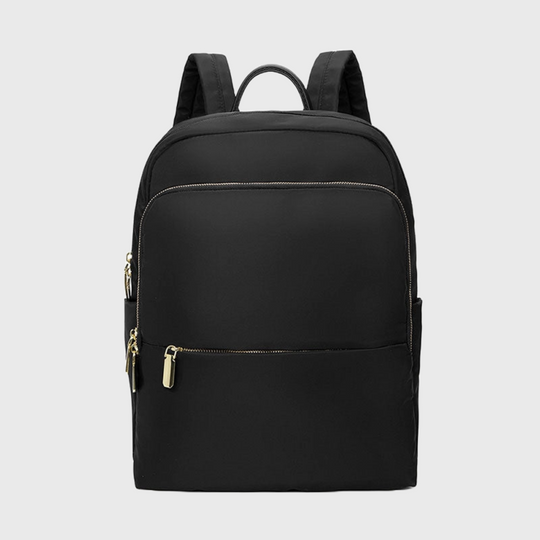 Distinctive women's leather laptop carry solution