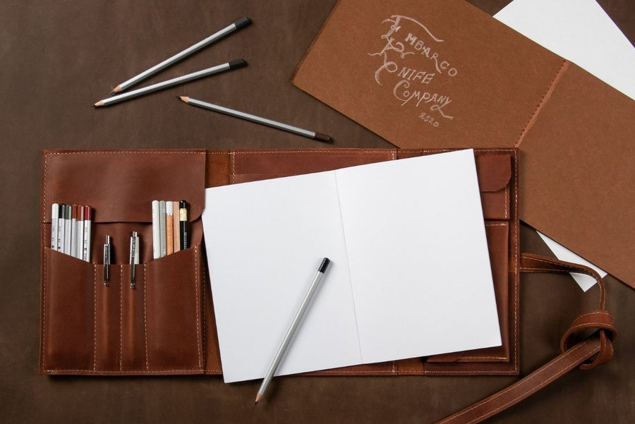 Pencils leather case