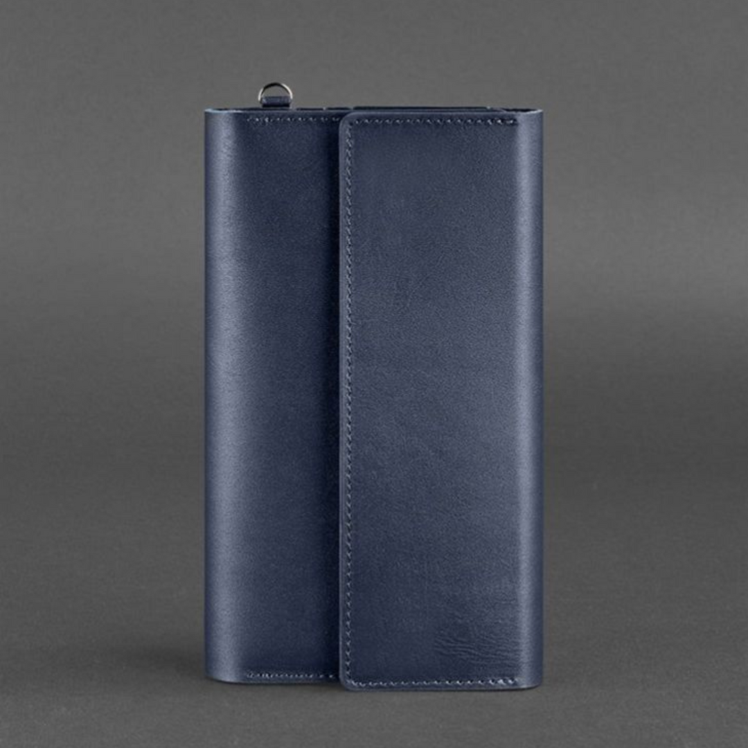 long leather wallet womens
