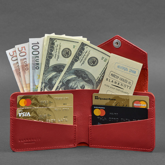 mens leather wallet with snap button